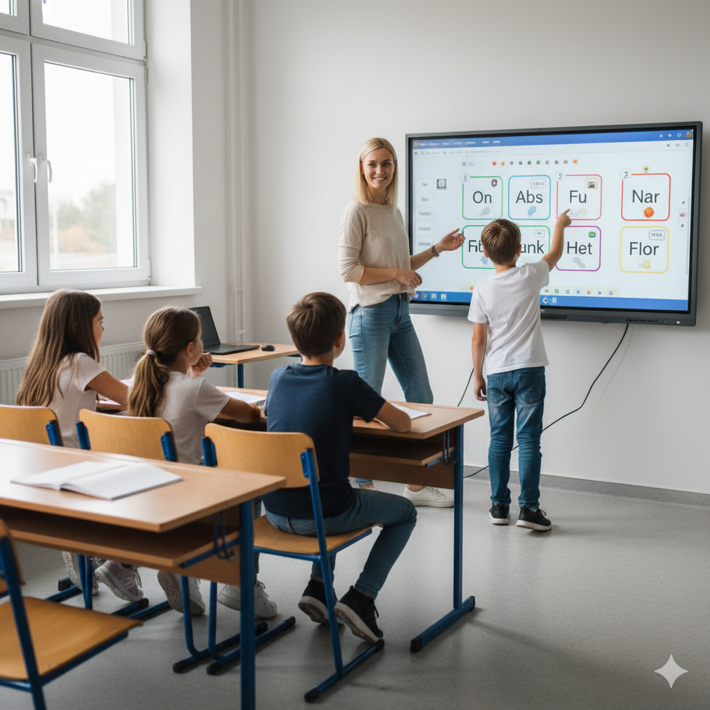 Materiale creative pentru cursurile interactive de engleză pentru copii de la Club Yolo Timișoara